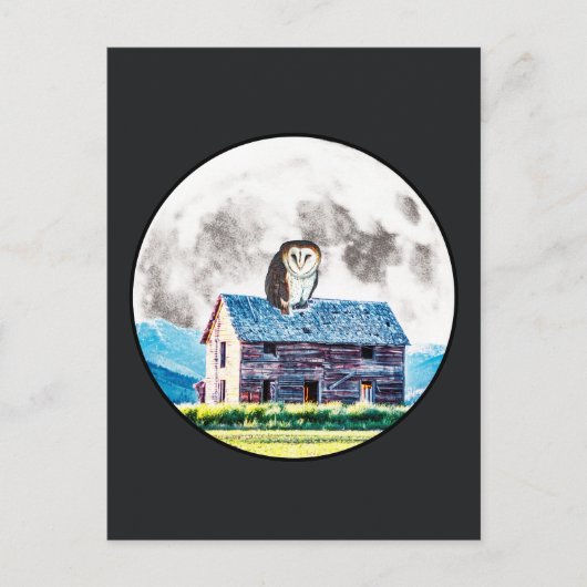 Dag en nacht zijn briefkaart (Voorkant)