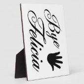 Dag Felicia Fancy Waving Hand Fotoplaat (Zijkant)