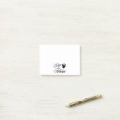 Dag Felicia Fancy Waving Hand Post-it® Notes (Op bureau)
