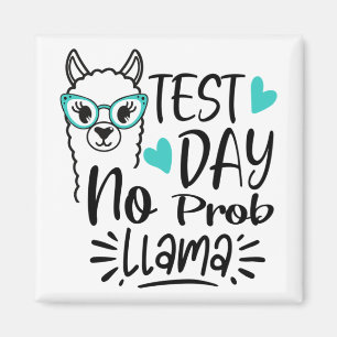 Dag Geen Prob-llama leraar testen Dag 2 Magneet