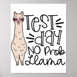 Dag Geen Prob Llama Teacher Testdag 1 Poster