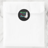 Dag Geen Prob Llama testdag Geen Probllama testdag Ronde Sticker (Tas)
