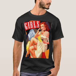 Dag Gifts Pistool Crazy Call Girl Mae Page Betty Q T-shirt