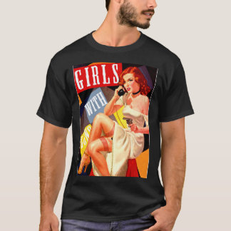 Dag Gifts Pistool Crazy Call Girl Mae Page Betty Q T-shirt