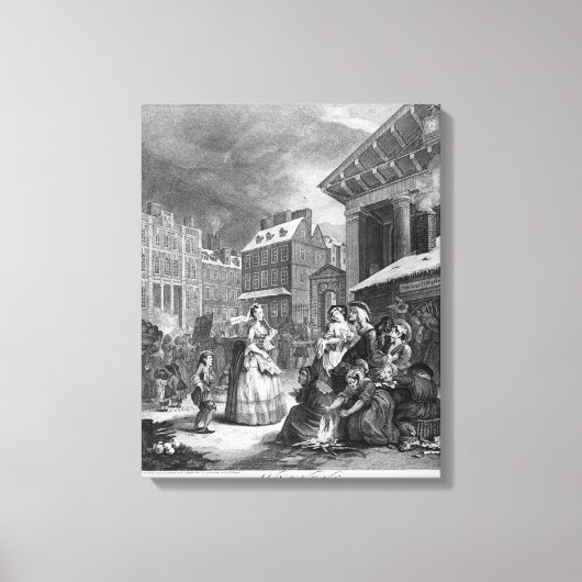 Dag, Goedemorgen, 1738 Canvas Afdruk (Voorkant)