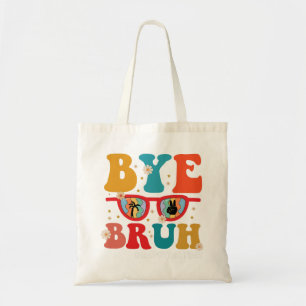 Dag gozer leraar fijne laatste schooldag zomer  tote bag