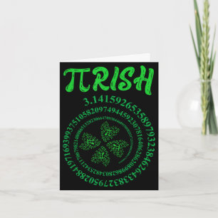 Dag grafisch Iers grappig St. Patrick's Day wiskun Kaart