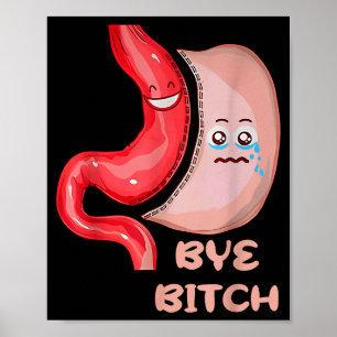 Dag Grappige Maag Sleeve Chirurgie Maag Poster