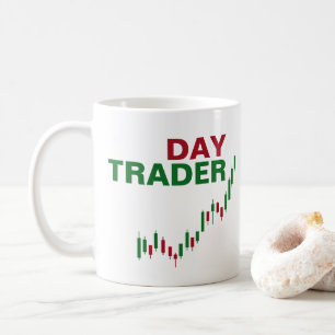 Dag Handelaar Stock Trader Koffiemok