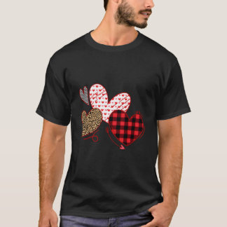 Dag Hij Houdt Van Luipaard Plaid T-shirt