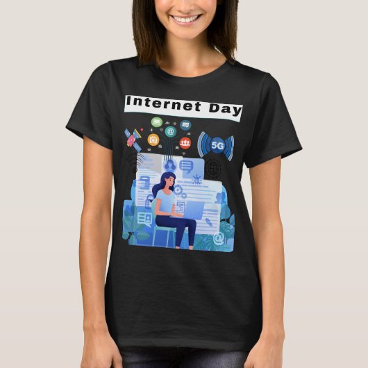 dag-internet t-shirt (Voorkant)