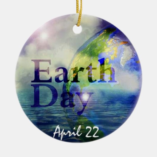 Dag Kerstdag Keramisch Ornament (Voorkant)