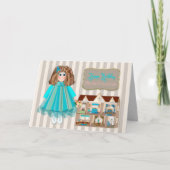 Dag, kleindochter, Doll & Dollhouse Kaart (Voorkant)