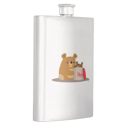 Dag liefje! Kute Cartoon Beren Klassieke fles Flacon (Rechts)
