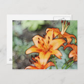 Dag Lily's Briefkaart (Voorkant / Achterkant)