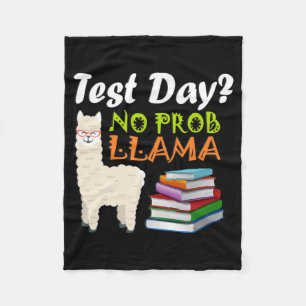 Dag Llama Docent Examen Lesgeven Student Shirt Fleece Deken