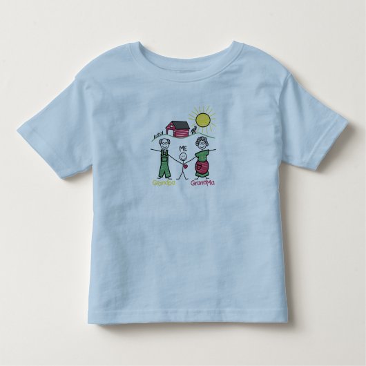 Dag met de grootouder - kinder shirts (Voorkant)