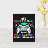 Dag middelbare school Hallo middelbare school Teru Kaart (Gele Bloem)