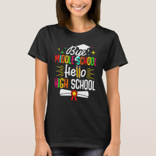 Dag middelbare school Hallo middelbare school Teru T-shirt