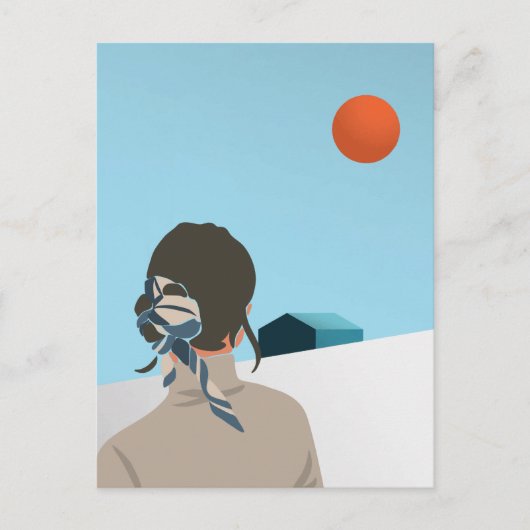 Dag, mijn liefde T-Shirt Briefkaart (Voorkant)