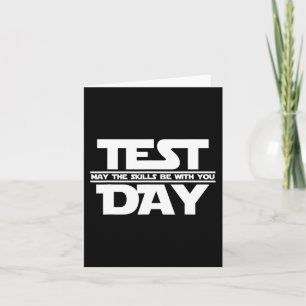 Dag Mogen De Vaardigheden Met Je Zijn Leraar Motiv Kaart