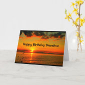 Dag net zo mooi als jullie grootmoeder Birthday Kaart (Gele Bloem)