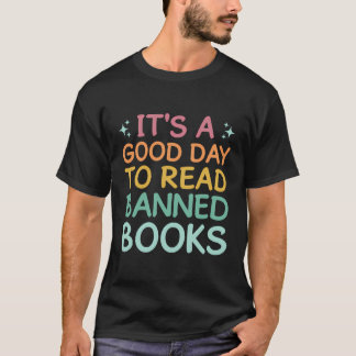 Dag om te lezen verboden boek grappig boek lover r t-shirt