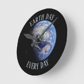Dag op aarde elke dag Planet Ronde Klok (Hoek)