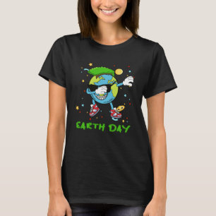 Dag op Aarde elke dag sparen onze planeet Aarde ab T-shirt