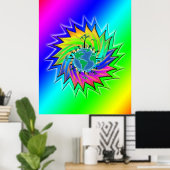 Dag op Aarde ~ Zonnebarst Poster (Thuiskantoor)