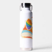 dag op het strand waterfles (Voorkant)