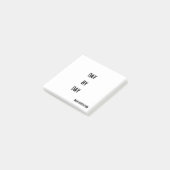 Dag per dag Motivatie opmerking Post-it® Notes (Schuin)