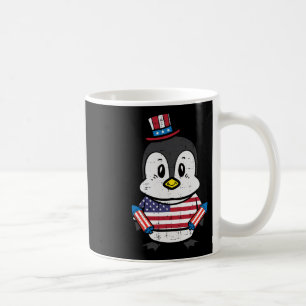 Dag Pinguïn 4th Juli Amerika Peuter Jongens Kinder Koffiemok
