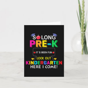 Dag Pre K kleuterschool Hier Afgestudeerd Laatste Kaart