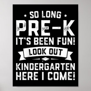 Dag Pre-k kleuterschool Hier kom ik Afstuderen Poster