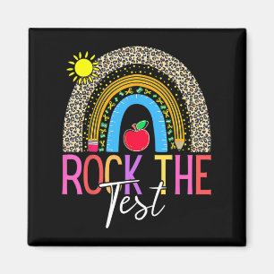 Dag Rock De Test Leraar Testdag Luipaard Regen Magneet