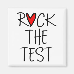 Dag Rock De Test Leraar Testen Dag Grappige Leraar Magneet