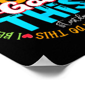 Dag Rock De Test Leraar Testing Dag Je Heb Dit Poster (Hoek)