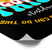 Dag Rock De Test Leraar Testing Dag Je Heb Dit Poster (Hoek)