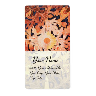 DAG, rood bruin zwart Etiket