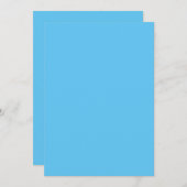 Dag Sky Blue, half gebak, Jeans Blue, Kaart (Voorkant / Achterkant)