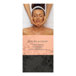 Dag Spa Massage Therapy Price List {Peach} Reclamekaart