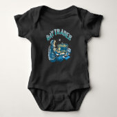 Dag Trader Astronaut in ruimte Romper (Voorkant)