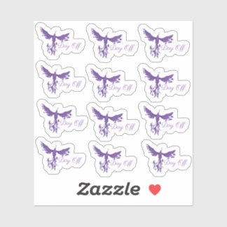 Dag uit Planner Stickers-Phoenix Fire Sticker