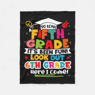 Dag van 5e klas Afstuderen Afstuderen jongens meis Fleece Deken