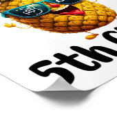 Dag van de 5e klas Vrede Uit 5e klas Grappige Grad Poster (Hoek)