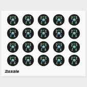 Dag van de Aarde 10 Ronde Sticker (Vel)