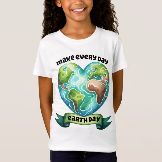 Dag van de Aarde 22 april Recyclen het milieu redd T-shirt (Voorkant)