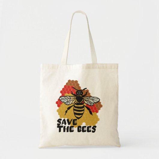 Dag van de Aarde, bespaar de bijen Tote Bag (Voorkant)