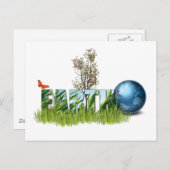 Dag van de Aarde Briefkaart (Voorkant / Achterkant)